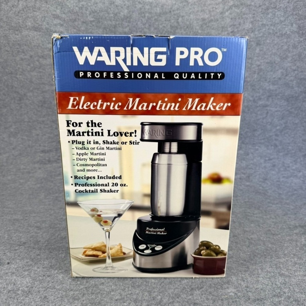 Waring Pro Professional Electric Martini Maker 20 oz Cocktail Shaker New in Box